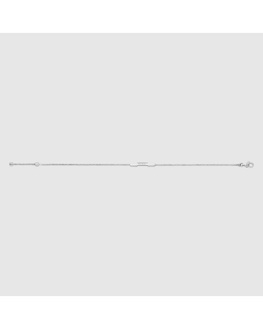 Gucci White Link To Love Diamond 18K Bracelet