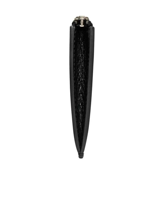 Saint Laurent Black Tiny Cassandre Frangments Zipped Card Case for men