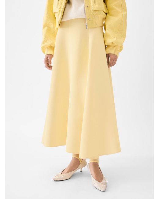 Jacquemus Natural Flared Maxi Skirt