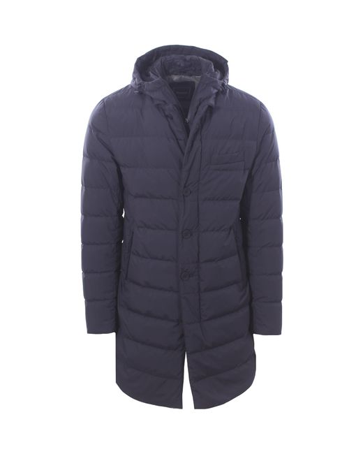 Herno Blue Padded Coat for men