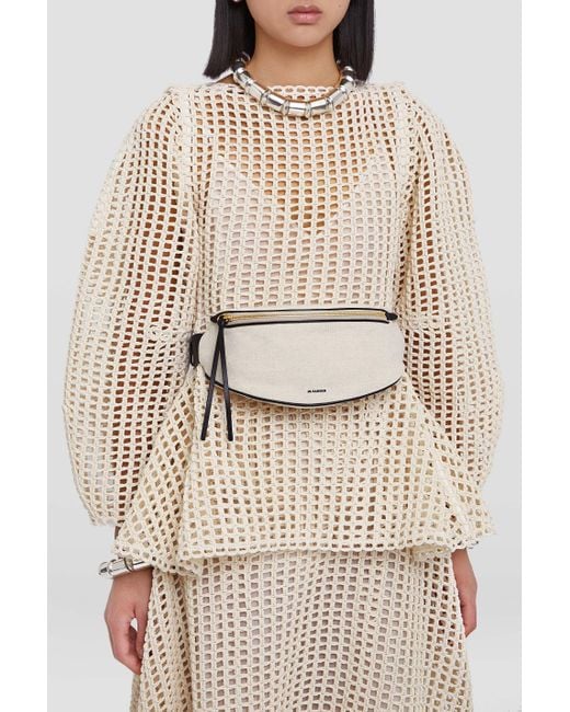 Jil Sander Natural Moon Logo Belt Bag