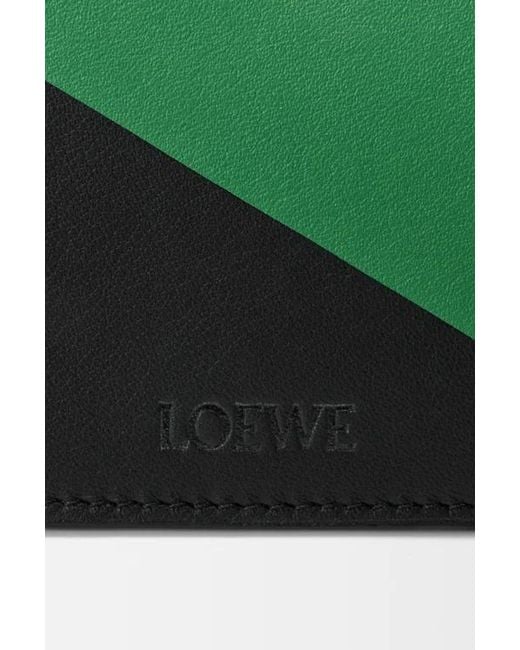 Loewe Green Flag Coin Cardholder for men