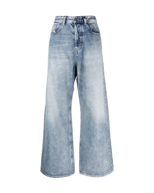 DIESEL Blue 1996 D-Sire Wide-Leg Jeans
