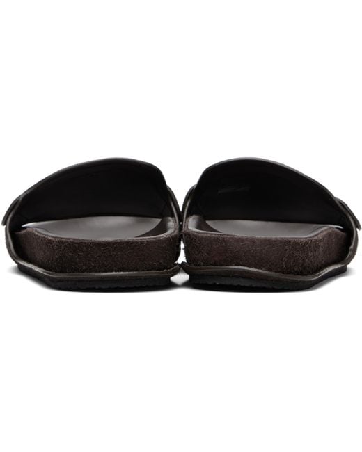 Jacquemus Black La Croisiere Slippers for men