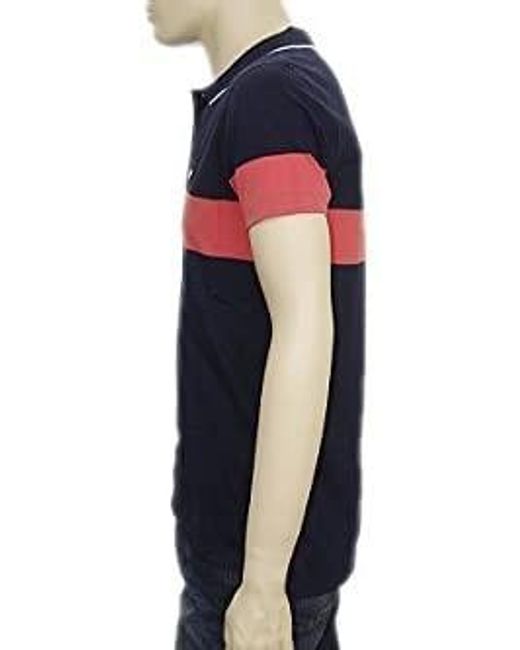 Emporio Armani Blue Logo Details Polo Shirt for men