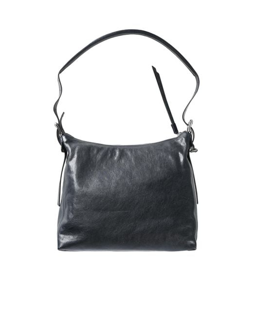 Lemaire Black D-Ring Hobo Belted Small Bag