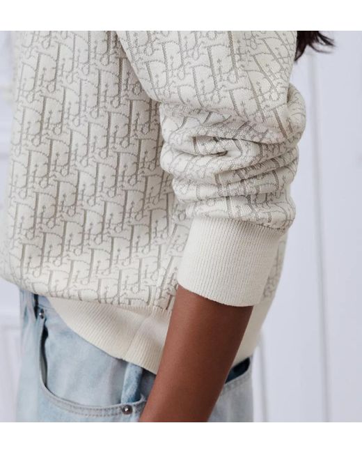 Dior White Sweater