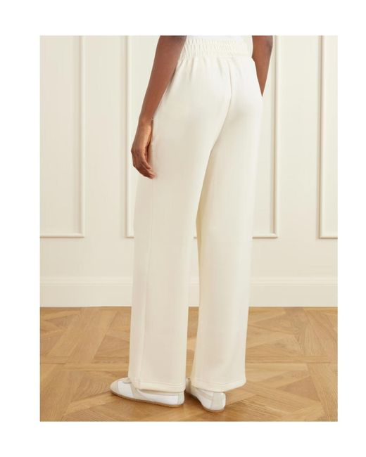 Varley White Elastic Waist Casual Pants