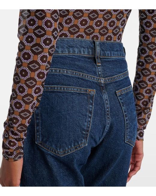 FRAME Blue Five Pocket Jeans