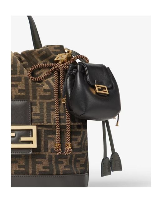 Fendi Black Nano Backpack Charm