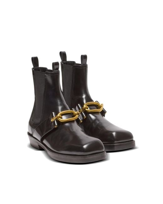 Balmain Black Sync Chelsea Boots for men