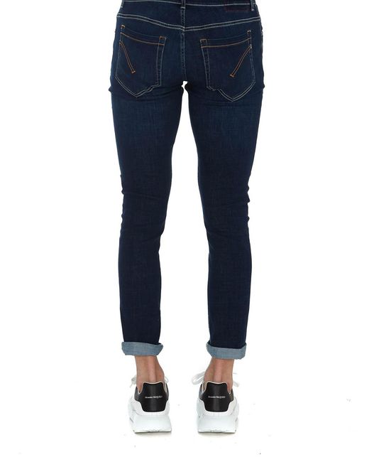Dondup Blue Logo Jeans for men