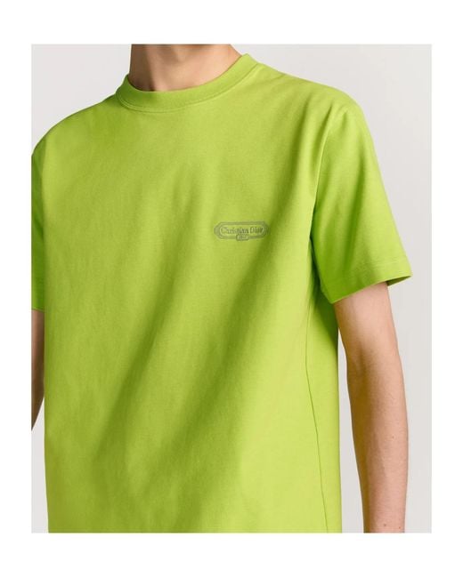 Dior Green Cd Box Crewneck T-Shirt for men