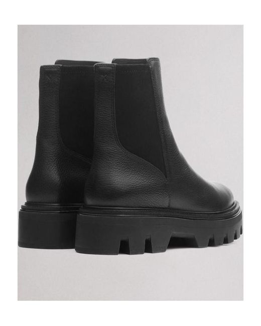 Rag & Bone Black Round-Head Short Boots