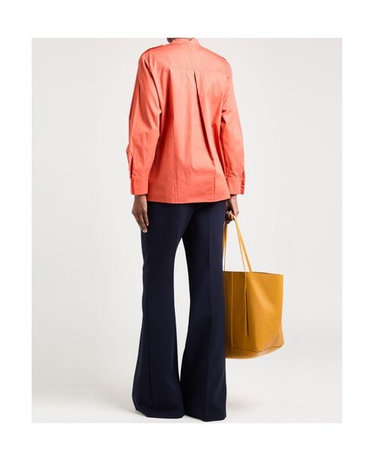MAX&Co. Orange Long Sleeve Shirt