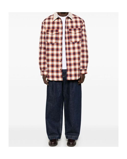 Isabel Marant Red Steeve Shirt Jacket for men