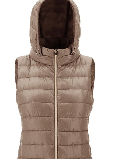 Herno Brown Sleeveless Down Vest