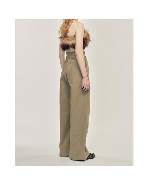 Simone Rocha Natural Belt Loops Slacks