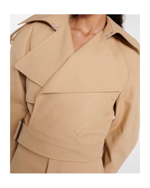 Wardrobe NYC Natural Cropped Lapel Jacket