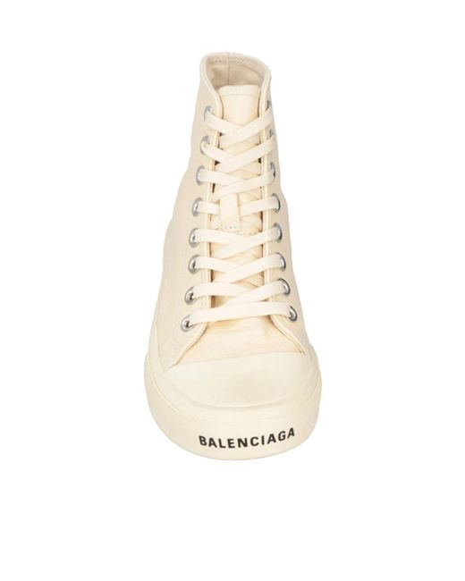 Balenciaga Natural High-Top Sneakers