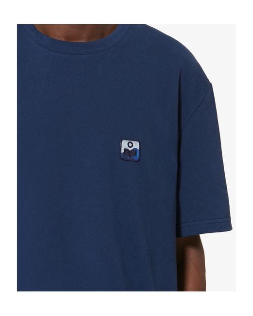 Isabel Marant Blue Hugo T-Shirt for men