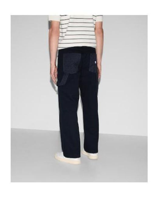 Gucci Blue Heavy Web Lable Pants for men