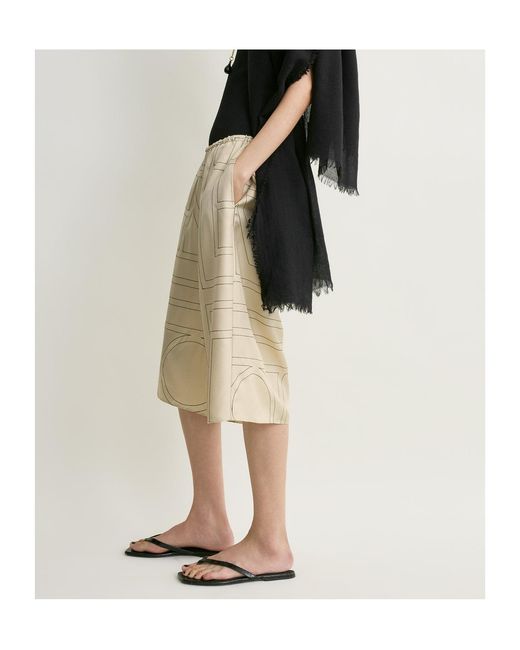 Totême  Natural Totême Monogram Pj Culottes