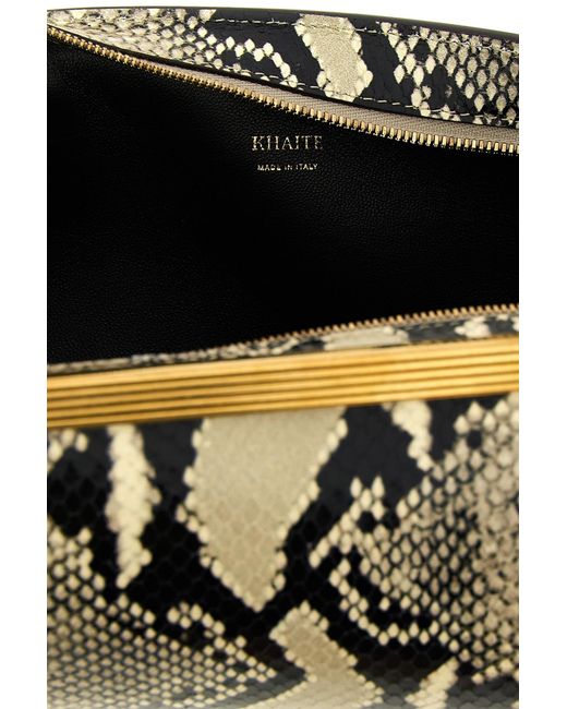 Khaite Metallic Donna Evening Clutch Bag