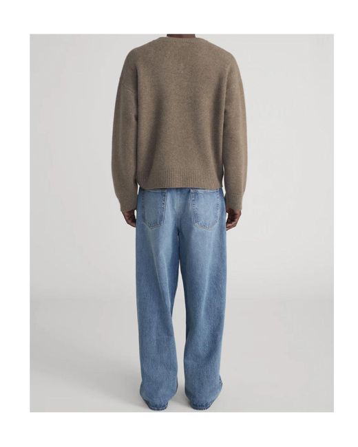 FRAME Brown V-Neck Sweater for men