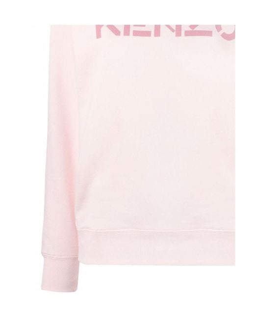 KENZO Pink Logo Design Sweater