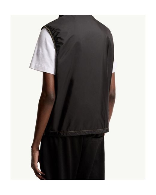 Moncler Black Ansiei Vest for men