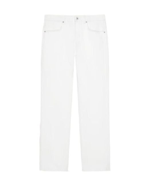 Givenchy White Straight Fit Jeans for men