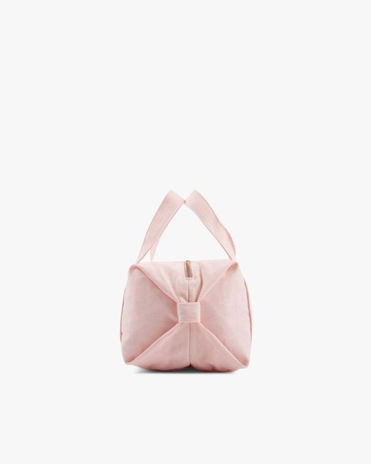 Repetto Pink Cotton Duffle Bag Small
