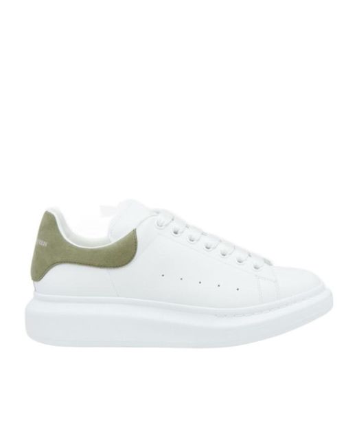 McQueen White Oversized Low-Top Sneakers for men