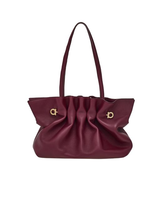 Ferragamo Purple Ferragamo Soft-Bag (M)