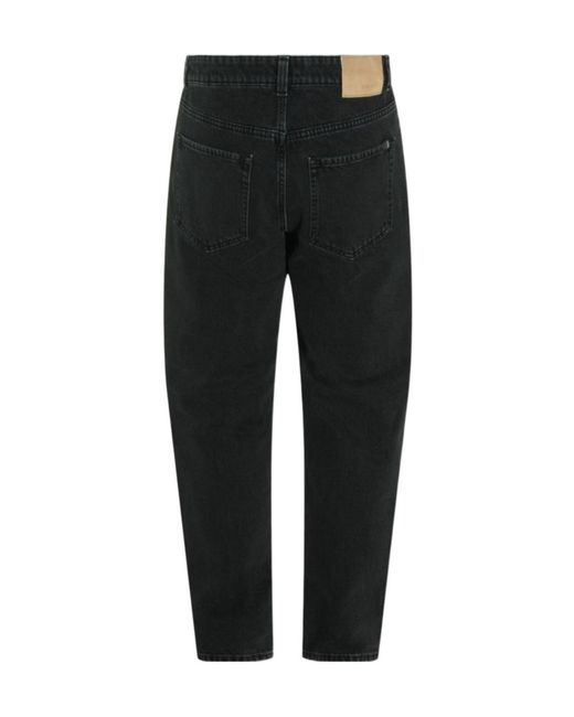 Canali Black Tapered Jeans for men