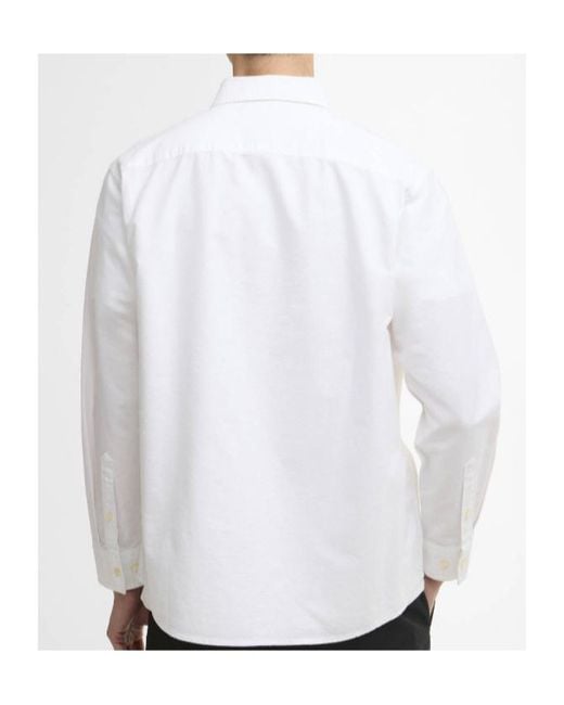 Barbour White Arnham Shirt for men