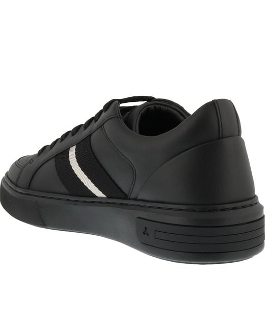 Bally Black Laced Sneakers for men