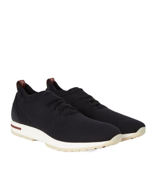 Loro Piana Black 360 Lp Flexy Walk Sneakers for men