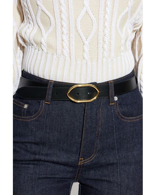 Jacquemus White The Salon Belt