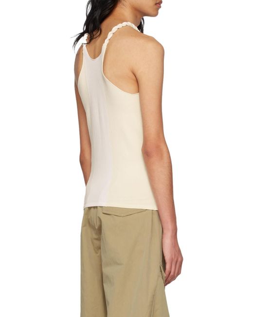 Dion Lee Natural Rope-Detail Tank Top