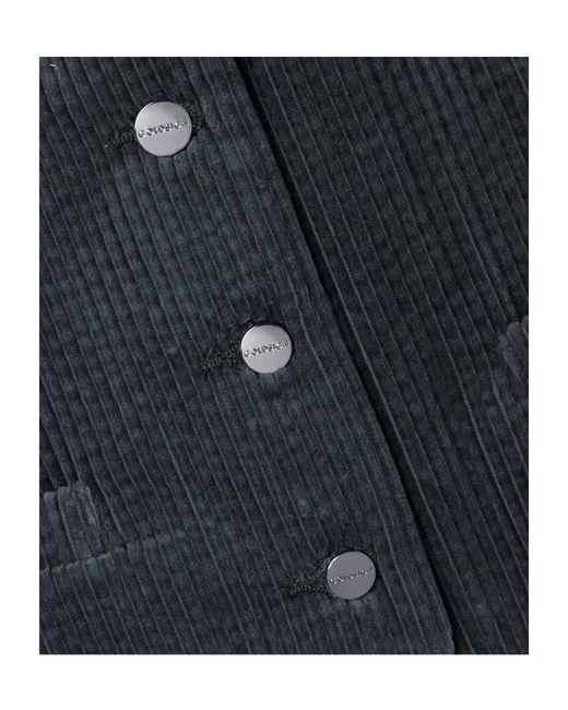 Goldsign Blue The Orten Cotton-Corduroy Vest
