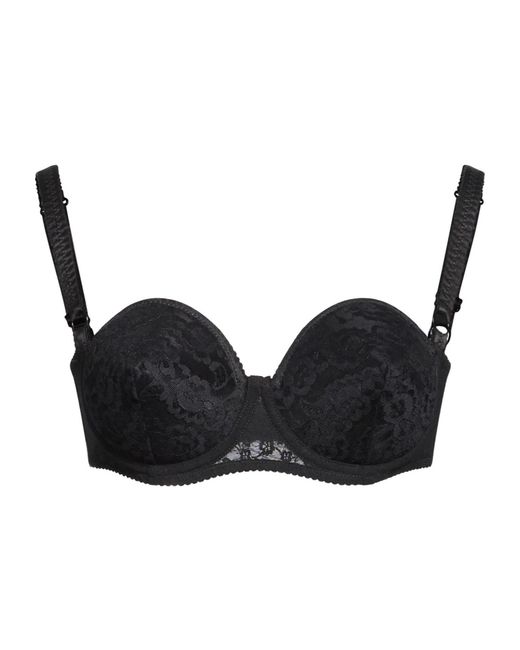 Dolce & Gabbana Black Lace Push-Up Bra