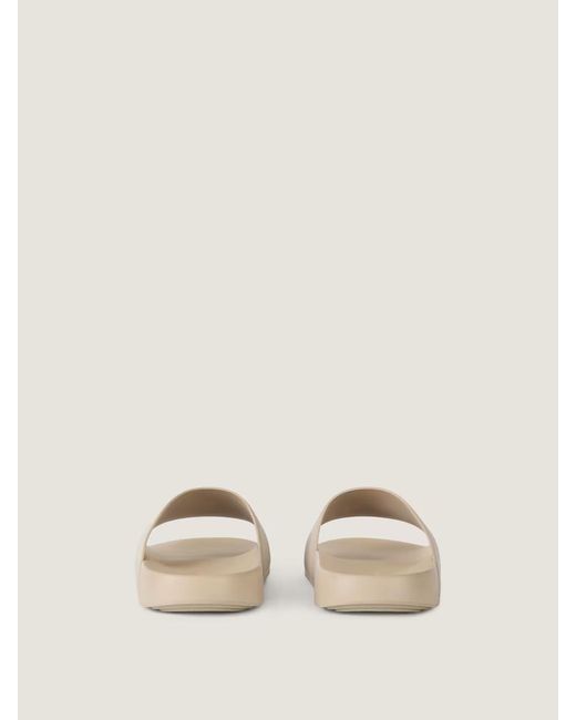 Givenchy White Logo Patch Slides for men