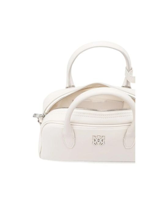 Amiri White Logo-Plaque Tote Bag