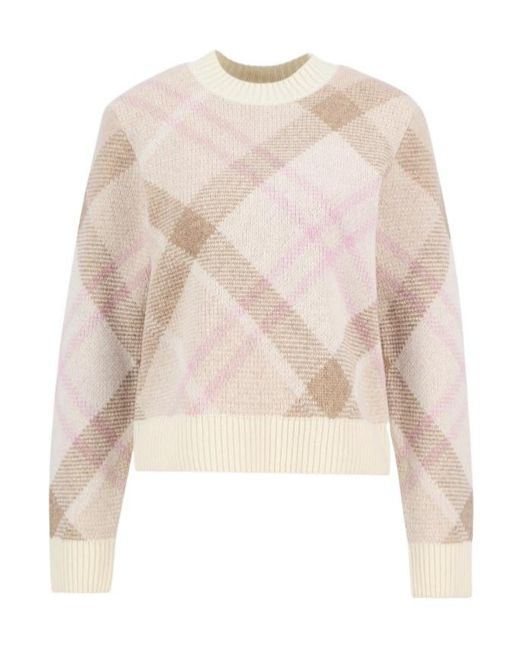 Barbour Natural Long-Sleeved Crew Neck Pullover