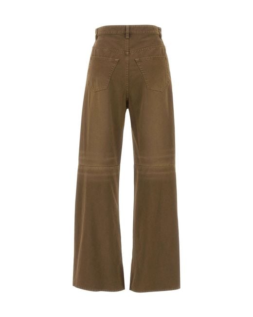 MM6 by Maison Margiela Natural Straight Leg Jeans