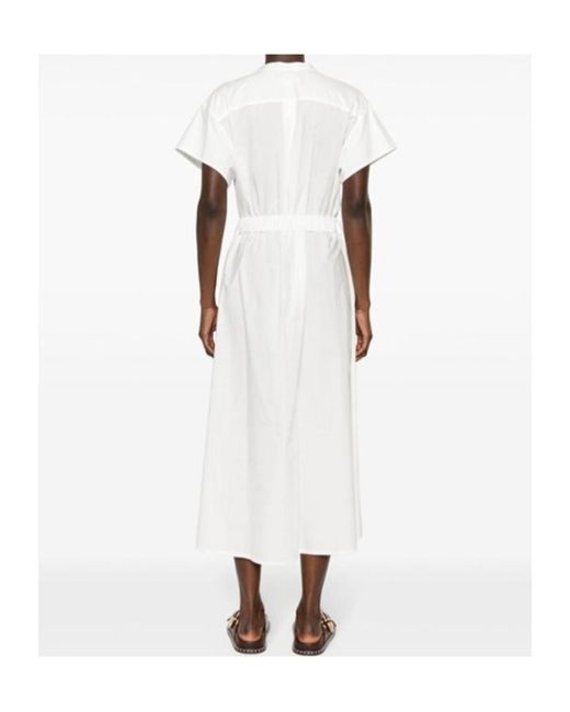 Forte_forte White Cotton Shirtdress