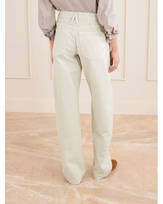 SLVRLAKE Denim White Tess Long Jeans