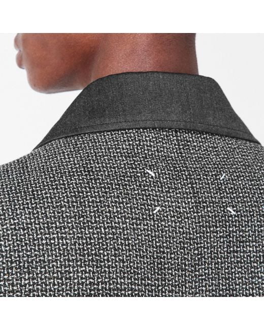 Maison Margiela Gray Tailored Slim Long Coat for men